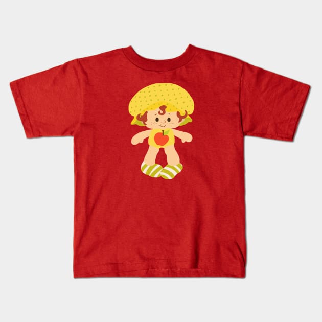 Small Apple Kids T-Shirt by ElviaMontemayor